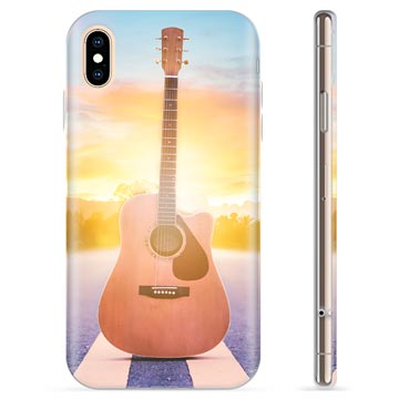 iPhone XS Max TPU Cover - Guitar