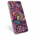 iPhone XS Max TPU Cover - Abstrakte Blomster