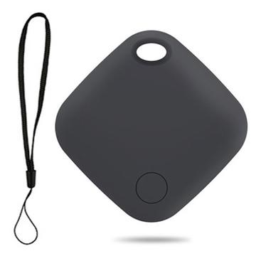 itag03 Bluetooth Finder Anti-Loss Locator til Apple Device Bærbar Mini Tracker med rem - Sort