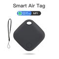 itag03 Bluetooth Finder Anti-Loss Locator til Apple Device Bærbar Mini Tracker med rem - Sort