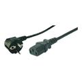 LogiLink Strømkabel - Strøm IEC 60320 C13 -> Power CEE 7/7 han - 3m