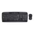 Logitech Wireless Desktop MK330 Tastatur og Mus Sæt - Sort