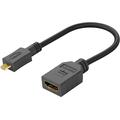 Goobay HDMI 1.4 / Micro HDMI Adapter Kabel - Sort