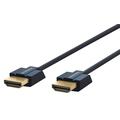 Clicktronic Ultra Slim HDMI 2.0 Kabel med Ethernet - 1m - Sort