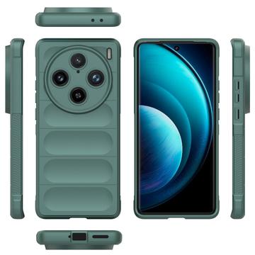 vivo X100 Pro Rugged Series TPU Cover - Grøn