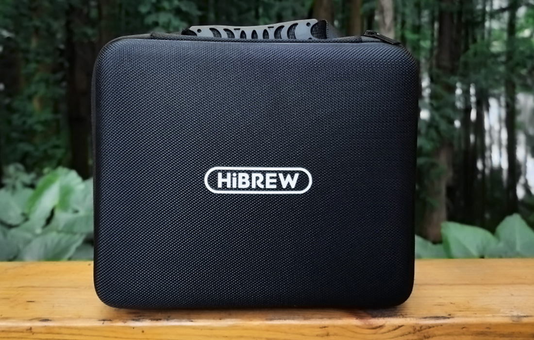 HiBREW H4-premium Bærbar kaffemaskine 3-i-1 med etui 80W