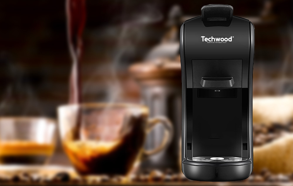 Techwood TCA-196N Kapselkaffemaskine - sort