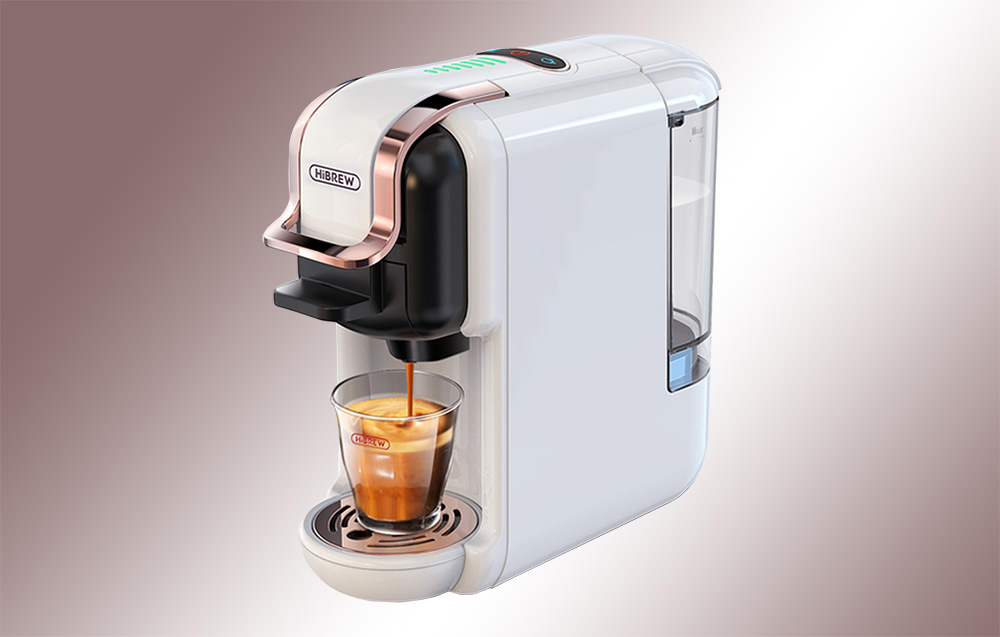 HiBREW H2B Kapsel kaffemaskine 5-i-1 - hvid